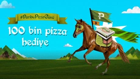 Paribu Pizza Günü geldi: Paribu, Bitcoin ile yapılan ilk alışverişi 100 bin hediye pizzayla kutluyor