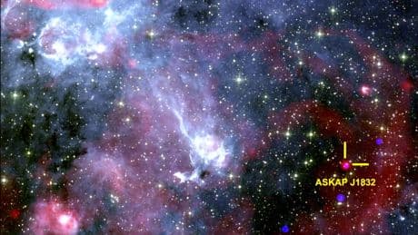 Descubren un misterioso objeto en la Vía Láctea que emite señales de radio y rayos X cada 44 minutos