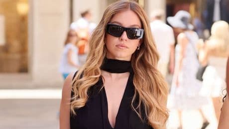 Sydney Sweeney’s floaty playsuit nails Italian summer style at Jeff Bezos wedding