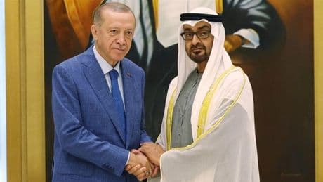 Cumhurbaşkanı Erdoğan, BAE Devlet Başkanı Nahyan'la görüştü