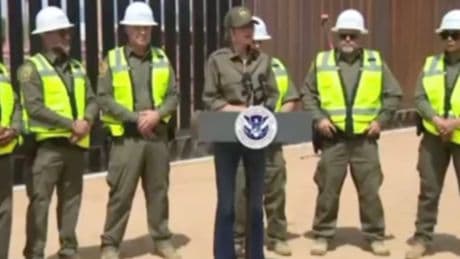 Kristi Noem says border wall to be painted black on Trump’s request to make the metal hotter and deter migrants