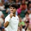 Titelverdediger Alcaraz naar kwartfinales Wimbledon na valse start tegen Rublev