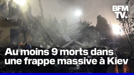 Ukraine: au moins neuf morts et 63 blessés après une "frappe massive" russe sur Kiev