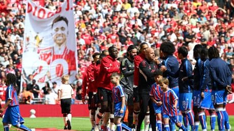 Liverpool manager Arne Slot responds after Crystal Palace fans disrupt tribute for Diogo Jota at Wembley