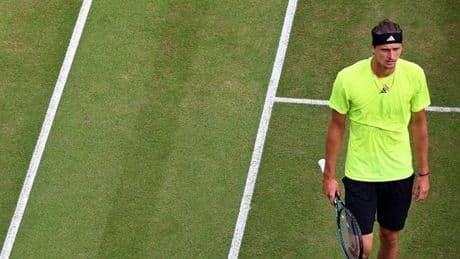 Vorbereitung auf Wimbledon: "Gewinne schon Wimbledon": Zverev trotz Final-Pleite happy