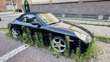 Buurt in ban van mysterieuze Porsche overwoekerd door onkruid: wilde speculaties over lot eigenaar
