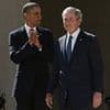 Donald Trump's 'colossal mistake' BLASTED by Obama and Bush during surprise reunion that left Bono in tears