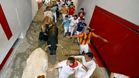 «No me gusta cómo tratan a los toros. No sé por qué me he metido», dice el bilbaíno herido que corrió el encierro tras salir de fiesta