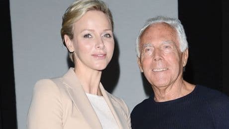 Er hat ihr Brautkleid entworfen: Charlène von Monaco trauert um Giorgio Armani