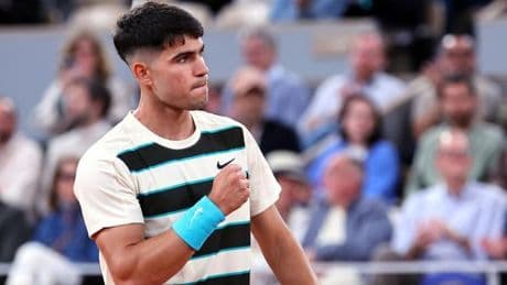 Alcaraz - Dzumhur: horario y dónde ver el partido de Roland Garros 2025 por TV, online y en directo