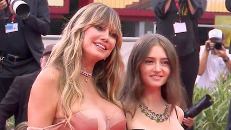 Filmfestspiele Venedig: Mutter-Tochter-Power: Heidi und Leni Klum im Partnerlook auf dem roten Teppich