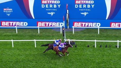 Trainer’s words come back to bite him as hot-favourite Desert Flower beaten in Oaks by Ryan Moore on Minnie Hauk