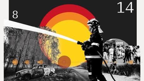 Cronología de una semana trágica de incendios: así se han gestado los fuegos más devastadores