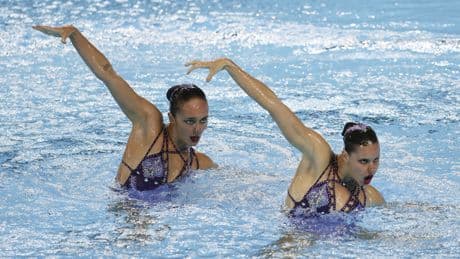 Iris Tió y Lilou Lluís siguen haciendo historia para la natación sincronizada española