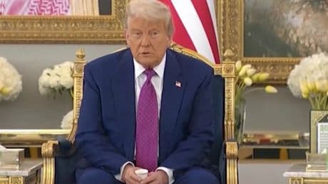 Donald Trump refuses to drink coffee during Saudi Arabia ceremony