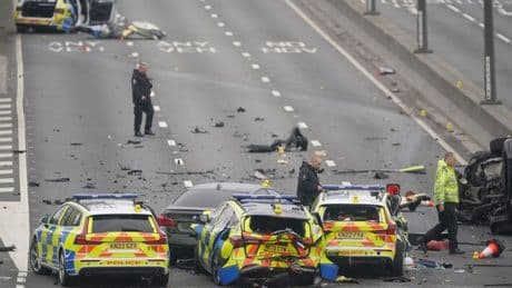 A1 car crash driver learns fate after police collision put 7 officers in hospital