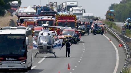 Dans la Sarthe, l’accident d’un bus qui transportait des Ukrainiens fait 4 morts