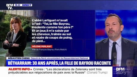 Récit de la fille de François Bayrou: "Il ne faut pas instrumentaliser ça pour chercher à affaiblir" le Premier ministre, explique Sébastien Chenu (RN)