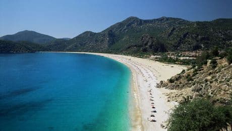 Europe's sunniest and warmest beach with a blue lagoon gets 10 hours of sunshine a day