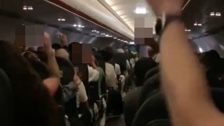 EasyJet flyer terrified as ‘drunk’ rowdy Brits turn Ibiza plane into ‘mid-air nightclub’ as she slams ‘scum’ trippers