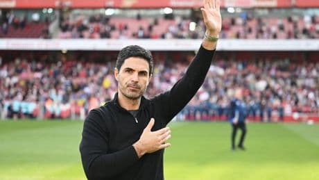Mikel Arteta makes new Arsenal vow in on-pitch speech to Gunners supporters