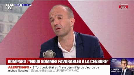 Guerre commerciale: "La France et l'UE ne font rien" pour répondre à Donald Trump, juge Manuel Bompard (LFI)