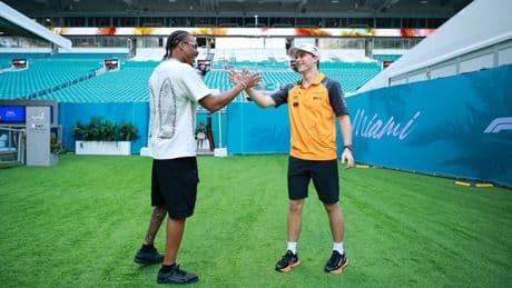 Oscar Piastri sends message to NFL star after agreeing Miami Grand Prix bet