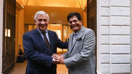 Forum Italia-India, si stringe l'alleanza. Tajani: "Serve accordo di libero scambio"