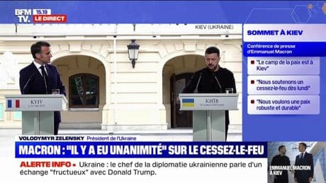 "Nous avons signé un très bon accord avec les États-Unis", assure Volodymyr Zelensky au sommet à Kiev