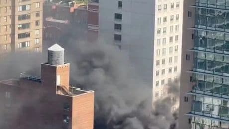 New York explosion horror as black smoke surrounds Manhattan after 'blast'