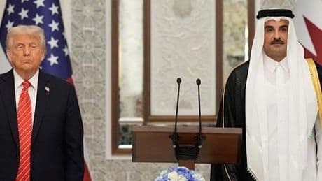 Trump Katar'da konuştu: Bölge için barış diliyorum