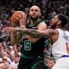White scores 34 to help Celtics stave off elimination with 127-102 Game 5 win over Knicks