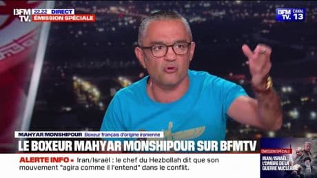 Conflit Israël/Iran: Les mollahs "tueront jusqu'au dernier pour rester au pouvoir", dit Mahyar Monshipour, boxeur français d'origine iranienne