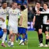 Kylian Mbappé redt Real Madrid vanaf de stip na kopstoot Dani Carvajal, spektakel bij Juventus-Dortmund