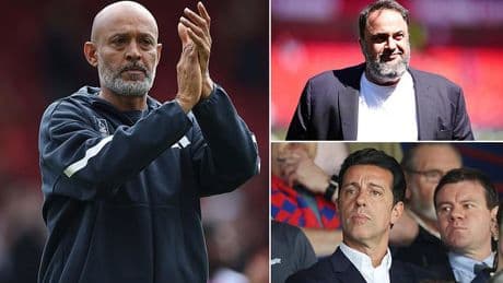 Final goodbye? Fans chant Nuno Espirito Santo's name at full-time as Nottingham Forest boss prepares for showdown talks with Evangelos Marinakis and Edu over his future