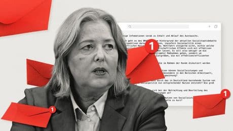 Bundesregierung: Von Reformen keine Spur: Eine E-Mail offenbart die Einstellung von Sozialministerin Bas