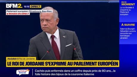 Les "attaques" contre l'Iran sont une "menace" pour la région, déplore le roi de Jordanie au Parlement européen