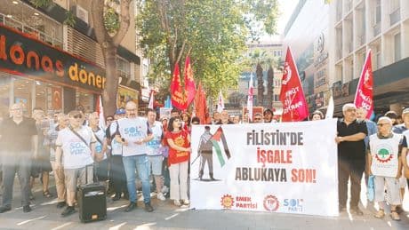 Denizli’de İsrail protestosu: ‘İsrail'le ticaret derhal son bulmalıdır’