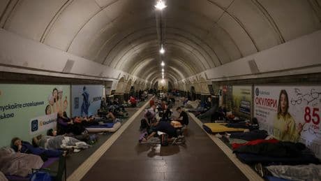 Nato jets scrambled as Russia launches overnight blitz on Kyiv