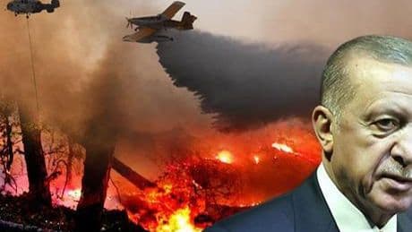 Cumhurbaşkanı Erdoğan'dan yangınlarla mücadele mesajı: 27 uçak, 105 helikopterle teyakkuzdayız