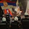 Serbia police clash with anti-government protesters in Belgrade