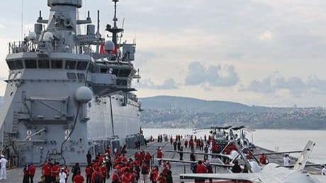 Türkiye’nin gururu TCG Anadolu, TEKNOFEST Mavi Vatan Geçit Töreni için Boğaz’da