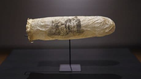 200-year-old condom decorated with erotic art goes on display in Amsterdam's Rijksmuseum