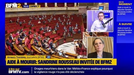 Aide à mourir: "On est tous confrontés à des histoires personnelles", estime Sandrine Rousseau