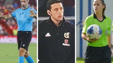 Jon Ander González, Gorka Etayo y Arantza Gallastegui, los árbitros vizcaínos que ascienden la próxima temporada