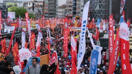 1 Mayıs’ta belediye işçileri hangi alandaydı?