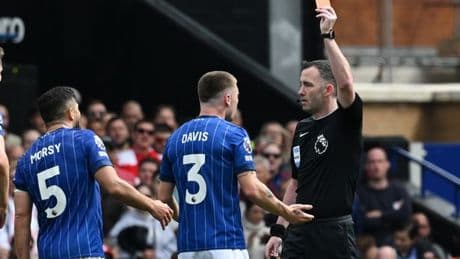 Premier League issue explanation on red card after horror tackle in Arsenal vs Ipswich