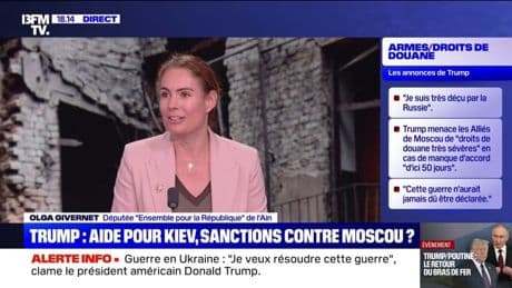 Accord entre Trump et l'OTAN: "Les négociations ne se feront pas aux dépens de l'Ukraine", souhaite Olga Givernet, députée Ensemble pour la République