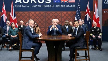 Trump to review Aukus nuclear submarine pact with Australia and UK