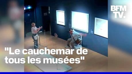 Ce couple détruit une œuvre d'art en voulant prendre une photo dessus